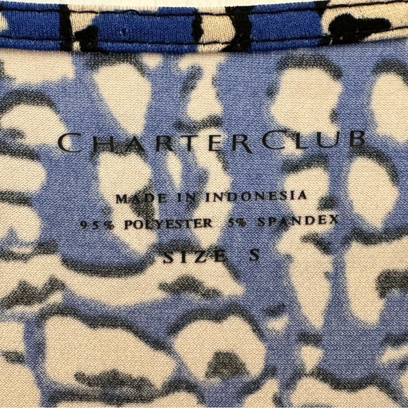 CHARTER CLUB SLEEVELESS FAUX WRAP DRESS. FLOWY AND LIGHTWEIGHT. LIKE NEW! EUC - Picture 8 of 15